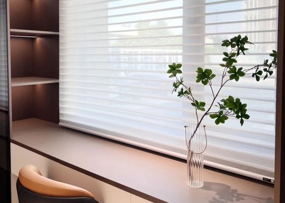 Panne d'électricité électrique de Shangri de rideaux réglables flexibles en La pour le bureau