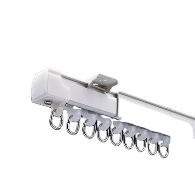 ensemble escamotable de voie de rideau en tension de plafond de 1.1-2.1m de bâti résistant en aluminium de mur