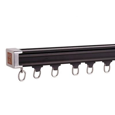 Plafond simple de bateau de couleur noire blanche prête d'offre le double a monté la voie en aluminium de rideau