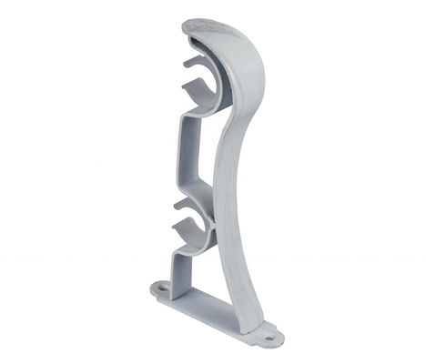 Double rideau Rod Bracket en en cuivre de bâti de plafond décoratif en métal