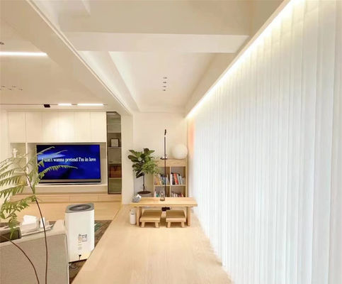 La verticale électrique de fenêtre aveugle le style de luxe de Morden de modèle horizontal