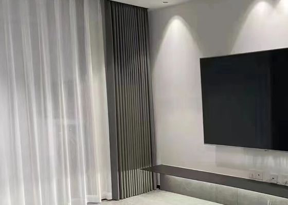 Type moderne réglable flexible d'hôtel de velours de panne d'électricité de rideaux