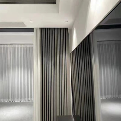 Type moderne réglable flexible d'hôtel de velours de panne d'électricité de rideaux