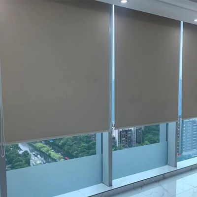 La fenêtre sans fil de bureau de panne d'électricité drape, les abat-jour de rouleau électriques pour des bureaux