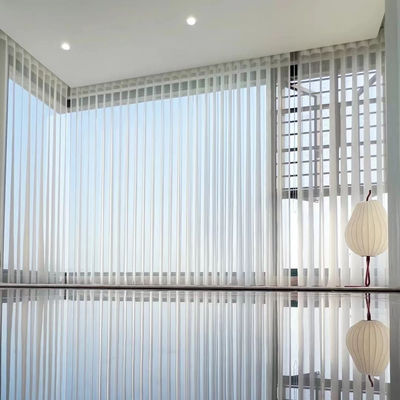 le rideau en panne d'électricité de tissu de 89mm aveugle le matériel de polyester pour l'hôpital d'hôtel