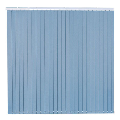 Abat-jour verticaux extérieurs manuels de PVC pour le style moderne respirable de portes