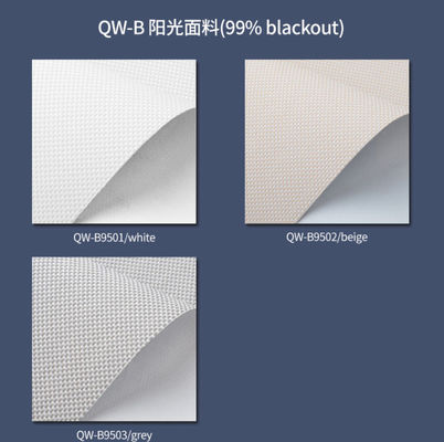 Aveugles de fenêtre semi transparents matériels de polyester, aveugles de rouleau imperméables de protection solaire