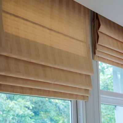 La fenêtre motorisée intelligente de bureau drape, panne d'électricité Roman Shades For Office Bedroom
