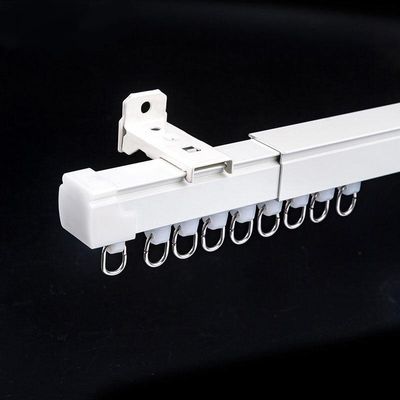 ensemble escamotable de voie de rideau en tension de plafond de 1.1-2.1m de bâti résistant en aluminium de mur