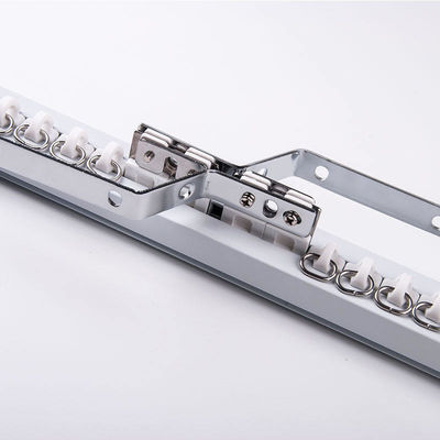 Voie de rideau motorisée par hôpital en aluminium fait sur commande en forme
