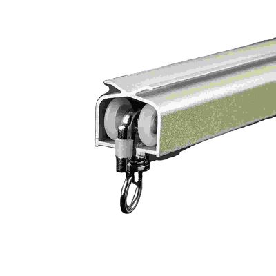 Le ménage abordable en gros S d'hôpital de bâti de plafond d'extrusion d'alliage d'aluminium plient le rail de voie de rideau
