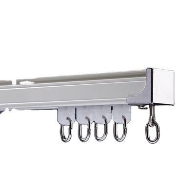 Le ménage abordable en gros S d'hôpital de bâti de plafond d'extrusion d'alliage d'aluminium plient le rail de voie de rideau