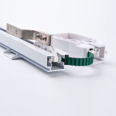 Le nouveau venu S de haute qualité plient la voie ferroviaire électrique motorisée automatique extensible de rideau en alliage d'aluminium pour Windows