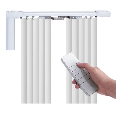 Le fabricant en gros Silent Design Ripple plient la voie ferroviaire électrique en aluminium de rideau en Smart Home de moteur de Wifi Tuya