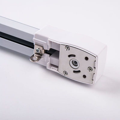 Le fabricant en gros Silent Design Ripple plient la voie ferroviaire électrique en aluminium de rideau en Smart Home de moteur de Wifi Tuya