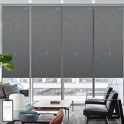 La fenêtre sans fil de luxe de bureau drape l'OEM imperméable de doubles couches