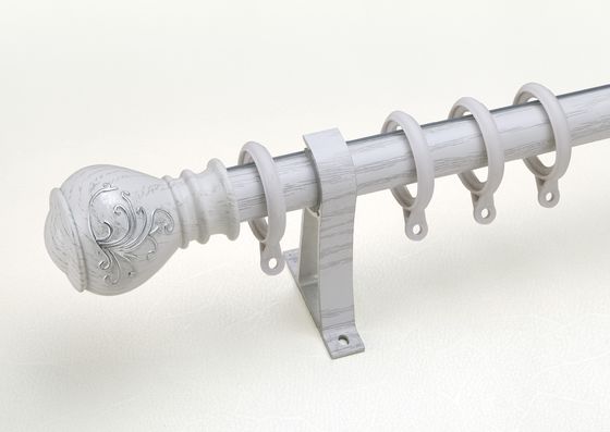 La résine de produits en bois de l'Australie 29mm de fond toile l'aluminium en plastique découpé de Polonais de rideau en cantonnière de matériel