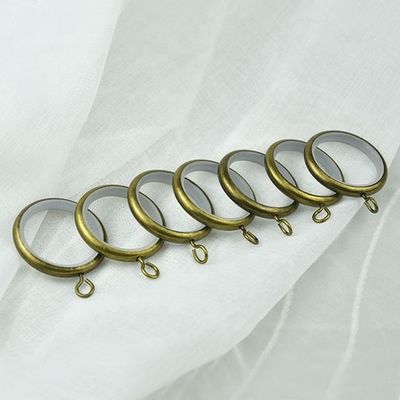 Rideau Rods en laiton tordu par fenêtre de rideau de fer en short travaillé de Polonais double
