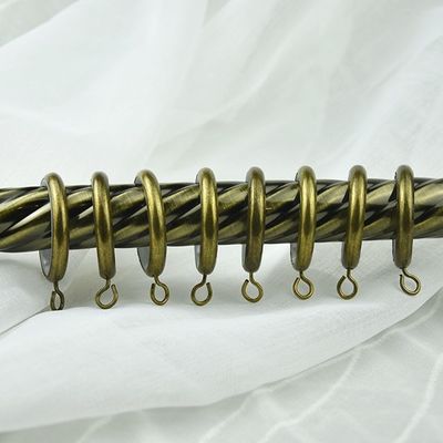 Rideau Rods simple vivant Maroc en gros en pivot de Polonais de fer de torsion de Room160/200/250/300/350/400cm