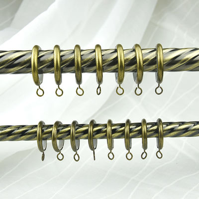 rideau Rod Accessories en Polonais de rideau tordu par Finials en bronze en rideau en 28/19mm