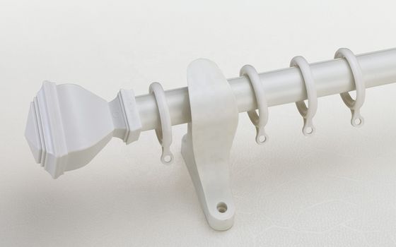Rideau Rod Holder Image Curtain en tuyau en aluminium du bâti 28mm de mur double