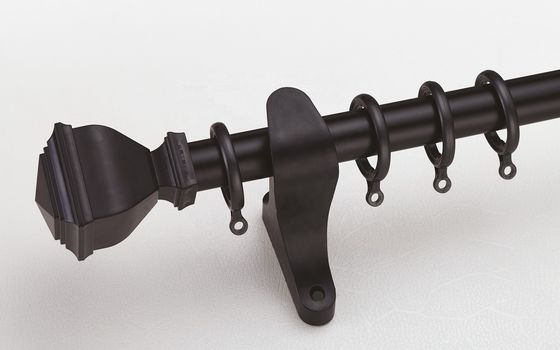 Rideau Rod Holder Image Curtain en tuyau en aluminium du bâti 28mm de mur double