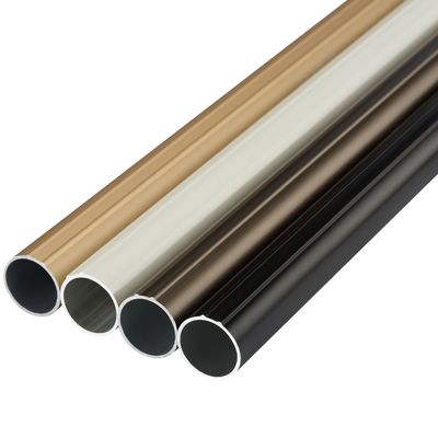 Rideau Rod Holder Image Curtain en tuyau en aluminium du bâti 28mm de mur double