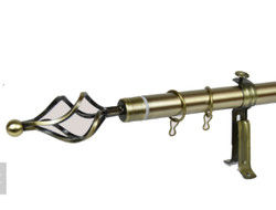fenêtre extensible de Rod Silver Color For Home de tuyau de rideau en 28mm