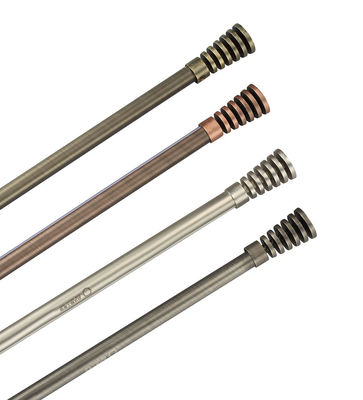 Rideau Rods extensible en laiton antique en acier inoxydable avec des accessoires de rideau
