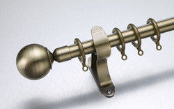 Couleur en bronze de nickel de Rod Metal Stainless Steel Material de tuyau moderne de rideau