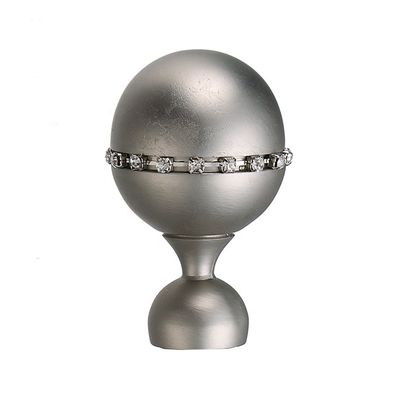 Anneau de parenthèses en aluminium de Rod Anti Rust With Cover de tuyau de rideau en métal