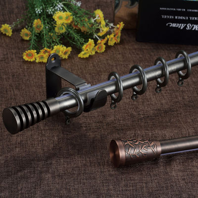 Anti tuyau résistant Rod Aluminium Alloy Material de rideau en rouille