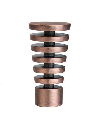 Anti tuyau résistant Rod Aluminium Alloy Material de rideau en rouille