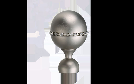 Anti tuyau résistant Rod Aluminium Alloy Material de rideau en rouille