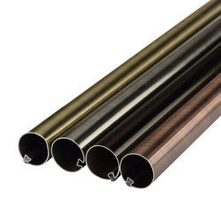 Anti tuyau résistant Rod Aluminium Alloy Material de rideau en rouille