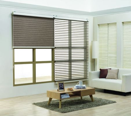 Abat-jour de fenêtre intelligents d'intérieur de double couche pour l'ODM à la maison de décor