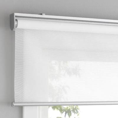 Manuel de Gris Fireproof Roller Window Blinds de tissu pour le bureau à la maison d'hôpital