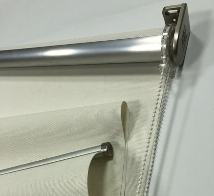 Manuel de Gris Fireproof Roller Window Blinds de tissu pour le bureau à la maison d'hôpital