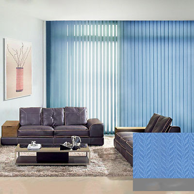 La verticale décorative de fenêtre de tissu aveugle l'anti charge statique imperméable