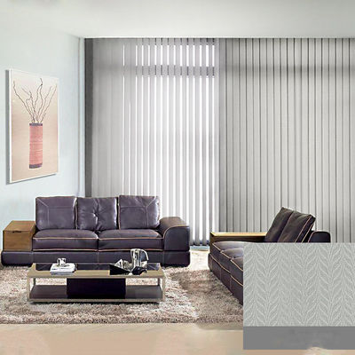 La verticale décorative de fenêtre de tissu aveugle l'anti charge statique imperméable