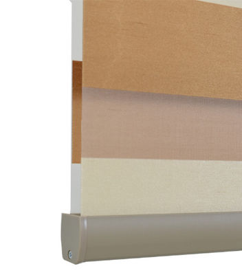 Double couche de rideau aveugle horizontal d'intérieur en zèbre pour le salon