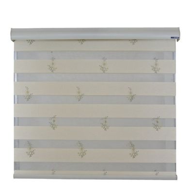 Contrôle de luxe de corde d'abat-jour de rouleau de zèbre de panne d'électricité de tissu pour Windows