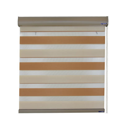 Matériel intelligent de tissu d'abat-jour de fenêtre de manuel de double couche pour d'intérieur