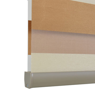 Matériel intelligent de tissu d'abat-jour de fenêtre de manuel de double couche pour d'intérieur