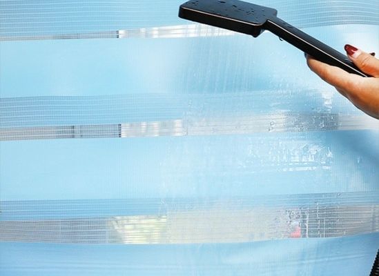 Rideau aveugle de roulement horizontal en zèbre pour la chambre à coucher de salon