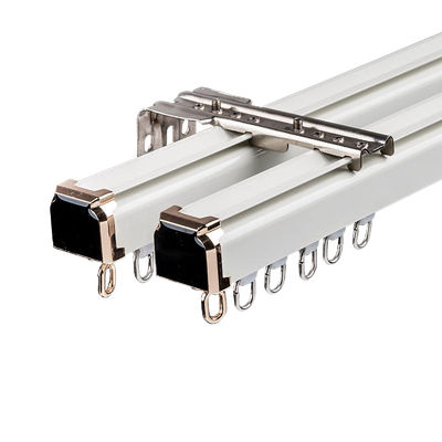 ensemble escamotable de voie de rideau en tension de plafond de 1.1-2.1m de bâti résistant en aluminium de mur