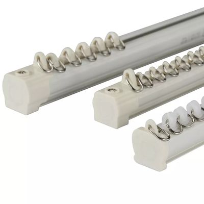 ensemble escamotable de voie de rideau en tension de plafond de 1.1-2.1m de bâti résistant en aluminium de mur