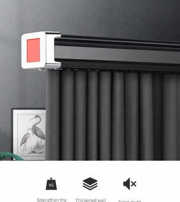 Plafond simple de bateau de couleur noire blanche prête d'offre le double a monté la voie en aluminium de rideau