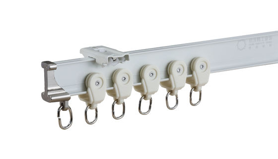 Rails et Rods incurvés Bendable de voie de rideau en main en aluminium noire blanche de couleur pour le rideau
