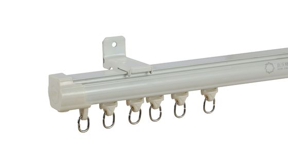 Rails de rideau en Rod Price White Color Aluminum de rideau pour des rideaux